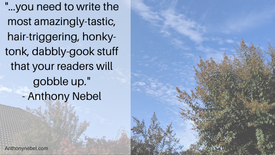 a quote by anthony nebel on power words