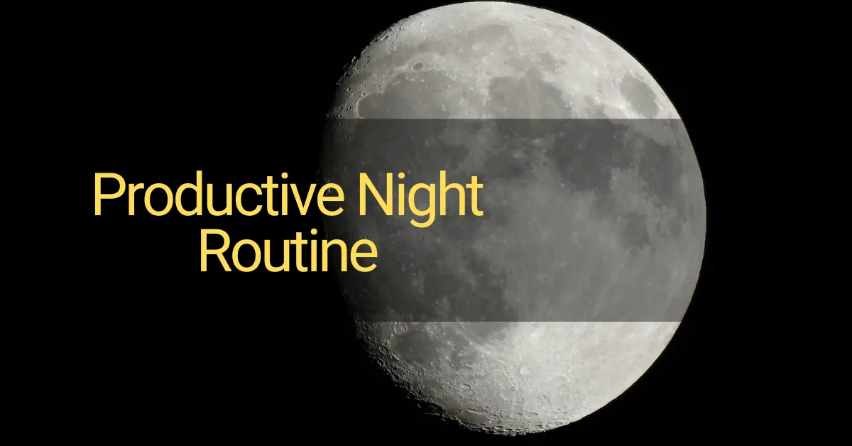 productive-night-routine