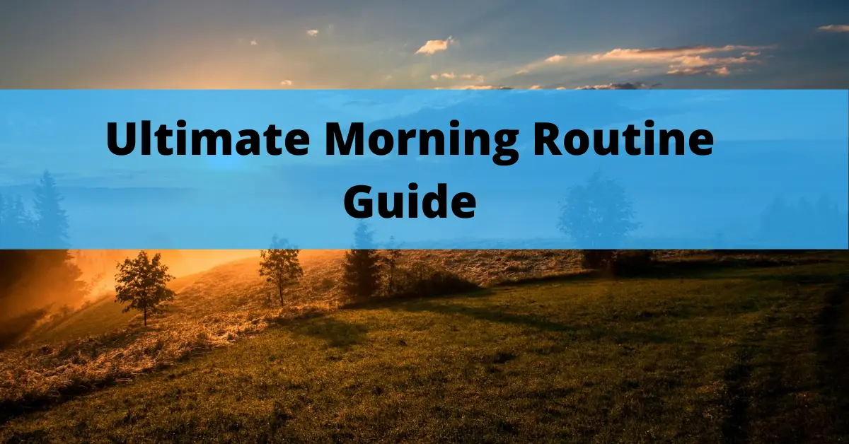 morning routine