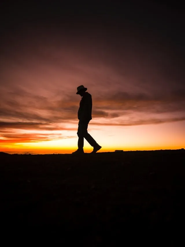 person thinking about failure