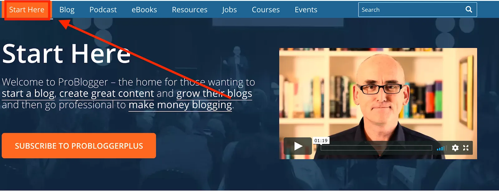 Problogger’s about page