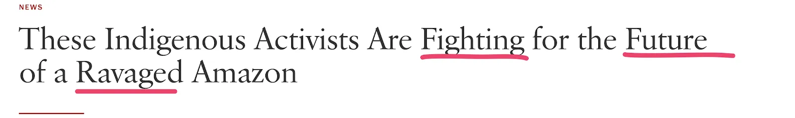Vogue Headline With Power Words