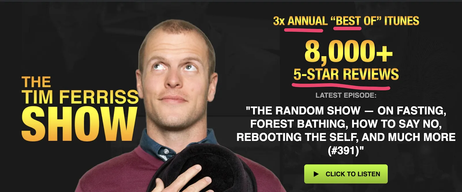 Tim Ferriss Headline