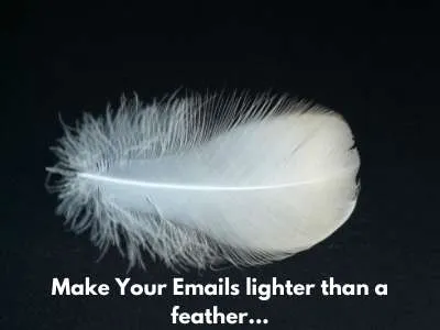 lightweight emails