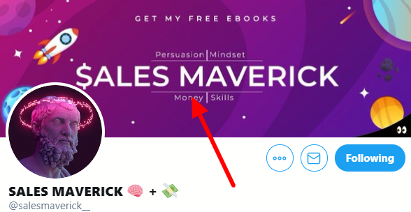Sales Maverick header
